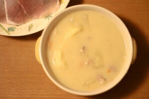 かぶと鶏肉のクリームシチュー