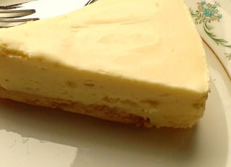 落花生のレアチーズケーキ